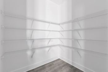 Kitchen pantry (in select townhomes)